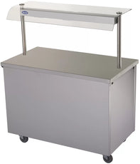 Victor HC30MSG Plain Top Hot Cupboard With Heated Gantry - Mobile